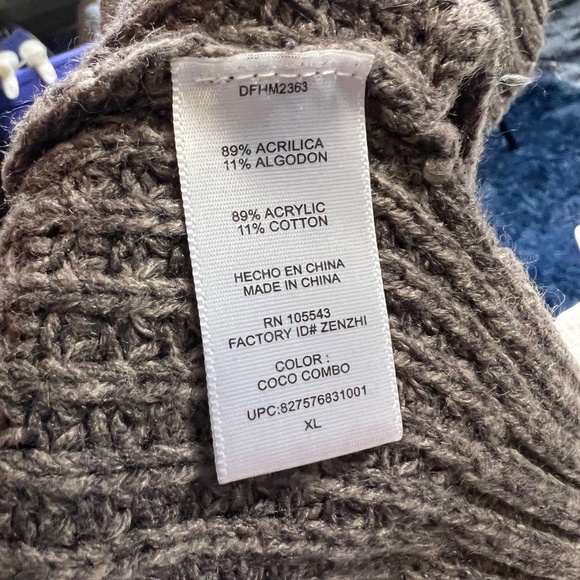 |•DAISY FUENTES•| Brown Knit Sweater Size XL - Picture 7 of 13
